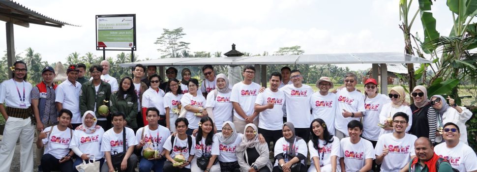 Delegasi Youth Dialogue Southeast Asia Youth Energy Forum (SAYEF) Kunjungi Desa Energi Berdikari Pertamina