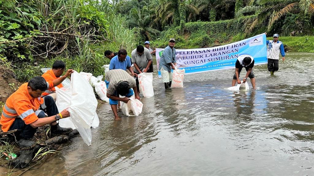 Konservasi Sungai Garoga dan Aek Ngadol, PTAG Perluas Lubuk Larangan Sepanjang 8 Kilometer