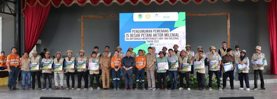 Peringati Hari Pertanian Nasional, PTAR Umumkan 15 Petani Aktor Milenial Tapsel