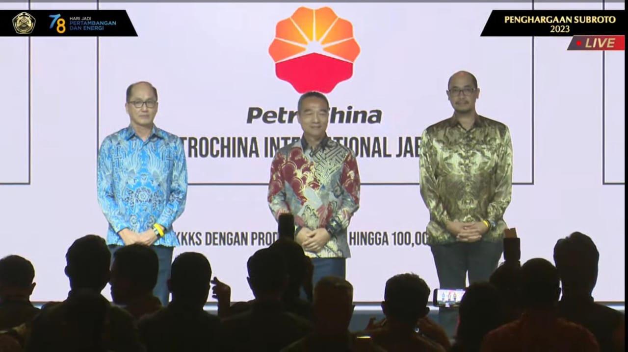 PetroChina International Jabung Ltd Raih Penghargaan Subroto 2023 Bidang PNBP Usaha Hulu Migas