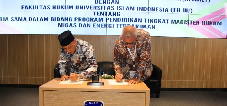 APHMET dan FH UII Teken Kerja Sama Program Pendidikan Tinggi Tingkat Magister Bidang Migas