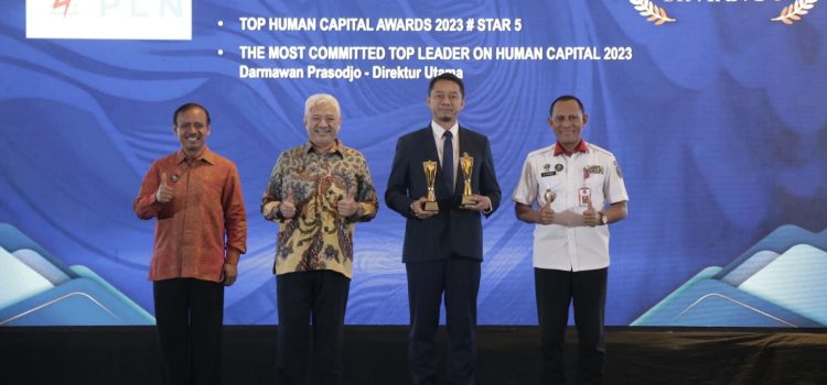 Wihh Mantap!! PLN Group Raih Penghargaan Bergengsi di Top Human Capital Awards 2023