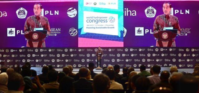 Buka World Hydropower Congress 2023, Jokowi: Potensi Energi Hijau RI 3.600 GW