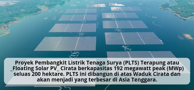 Presiden Resmikan PLTS Terapung Terbesar di Asia Tenggara