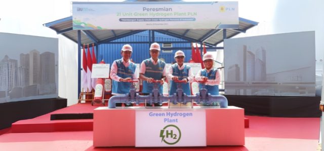 Mampu Produksi Hingga 199 Ton Hidrogen per Tahun, PLN Resmikan 21 Unit Green Hydrogen Plant