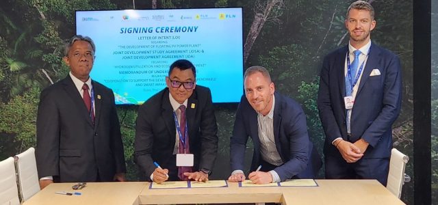 PLN dan ACWA Power Bangun 2 PLTS Terapung di Jabar dan Sumbar