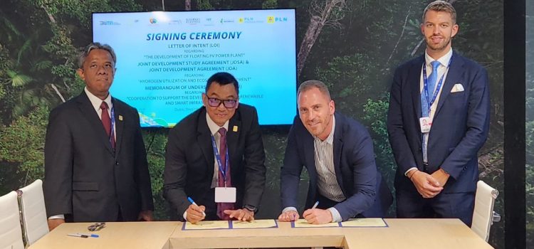 PLN dan ACWA Power Bangun 2 PLTS Terapung di Jabar dan Sumbar