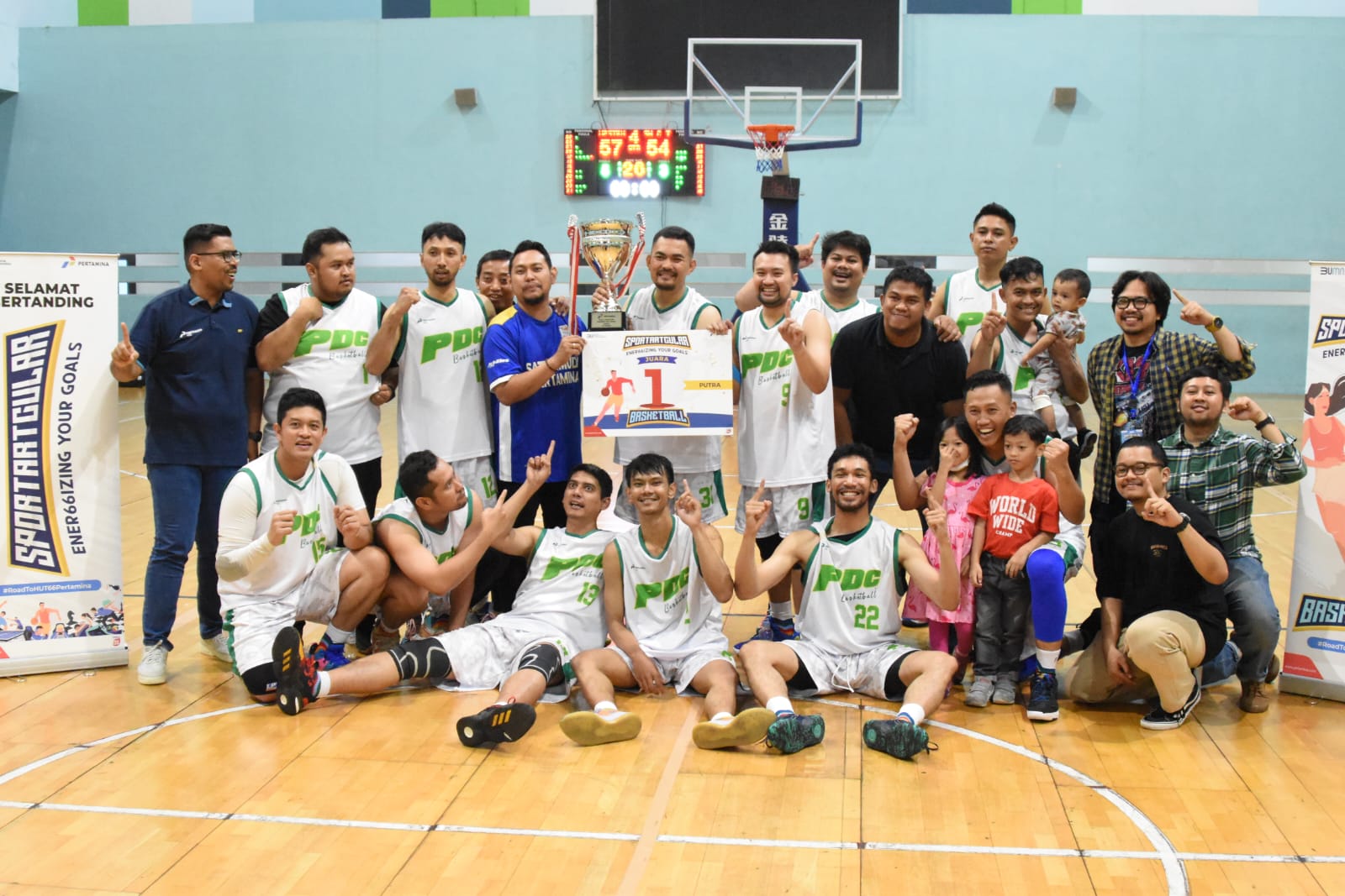 Tim Basket Sub Holding Upstream Menangi Pertamina Cup 2023