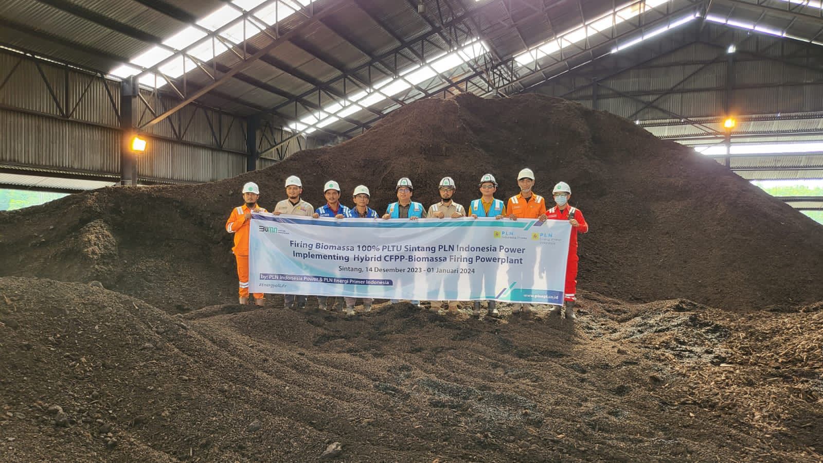 Jalankan 100% Firing Biomassa, PLN EPI Pasok Cangkang Sawit dan Woodchip untuk PLTU Sintang