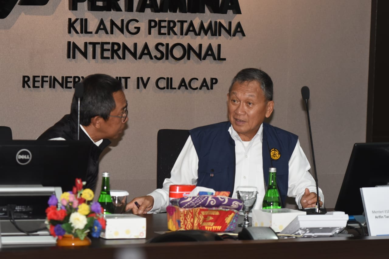 Jelang Pergantian Tahun, Menteri ESDM Pastikan Operasional Pertamina Berjalan Optimal