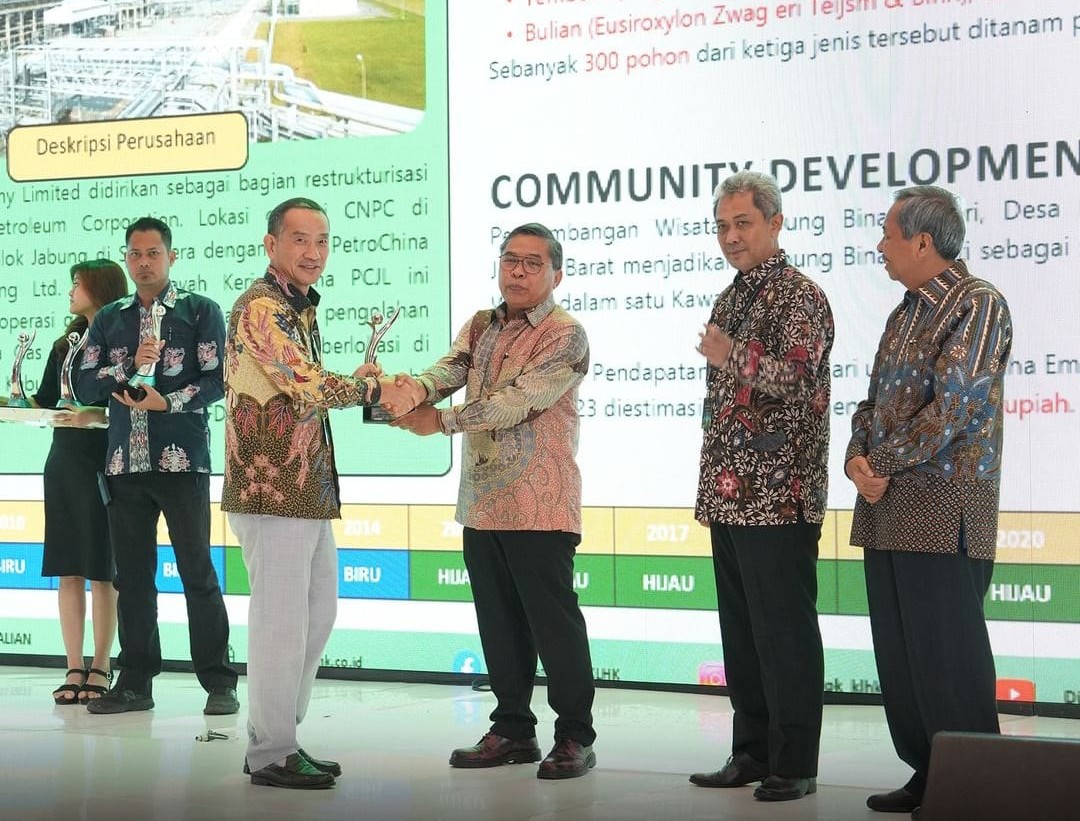PetroChina Jabung Kembali Raih PROPER Hijau 2023 dari Kementerian Lingkungan Hidup dan Kehutanan