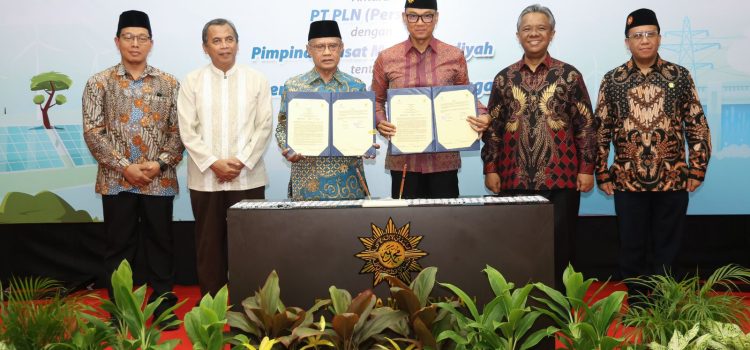 PLN dan PP Muhammadiyah Tandatangani Kerja Sama Kembangkan Sektor Energi, Pendidikan Hingga Layanan Kesehatan