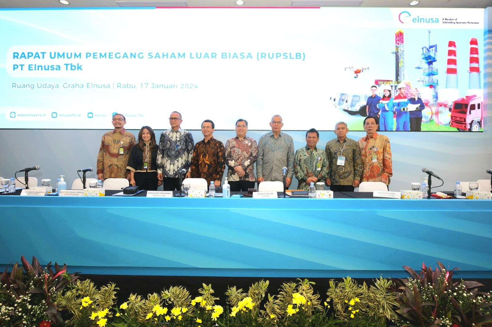 RUPSLB Elnusa 2024 Setujui Perubahan Pengurus Perseroan