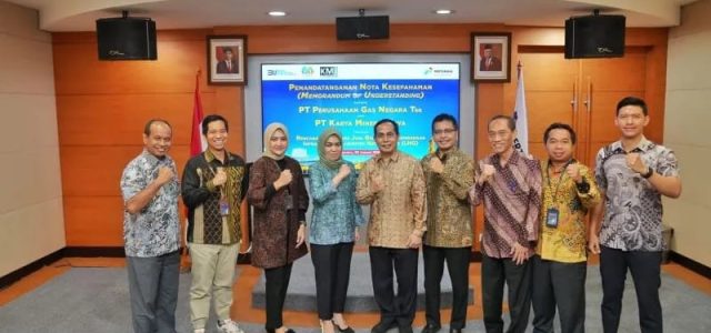 PGN dan PT Karya Mineral Jaya Tanda Tangani MoU Pasokan LNG dari Dalam Negeri