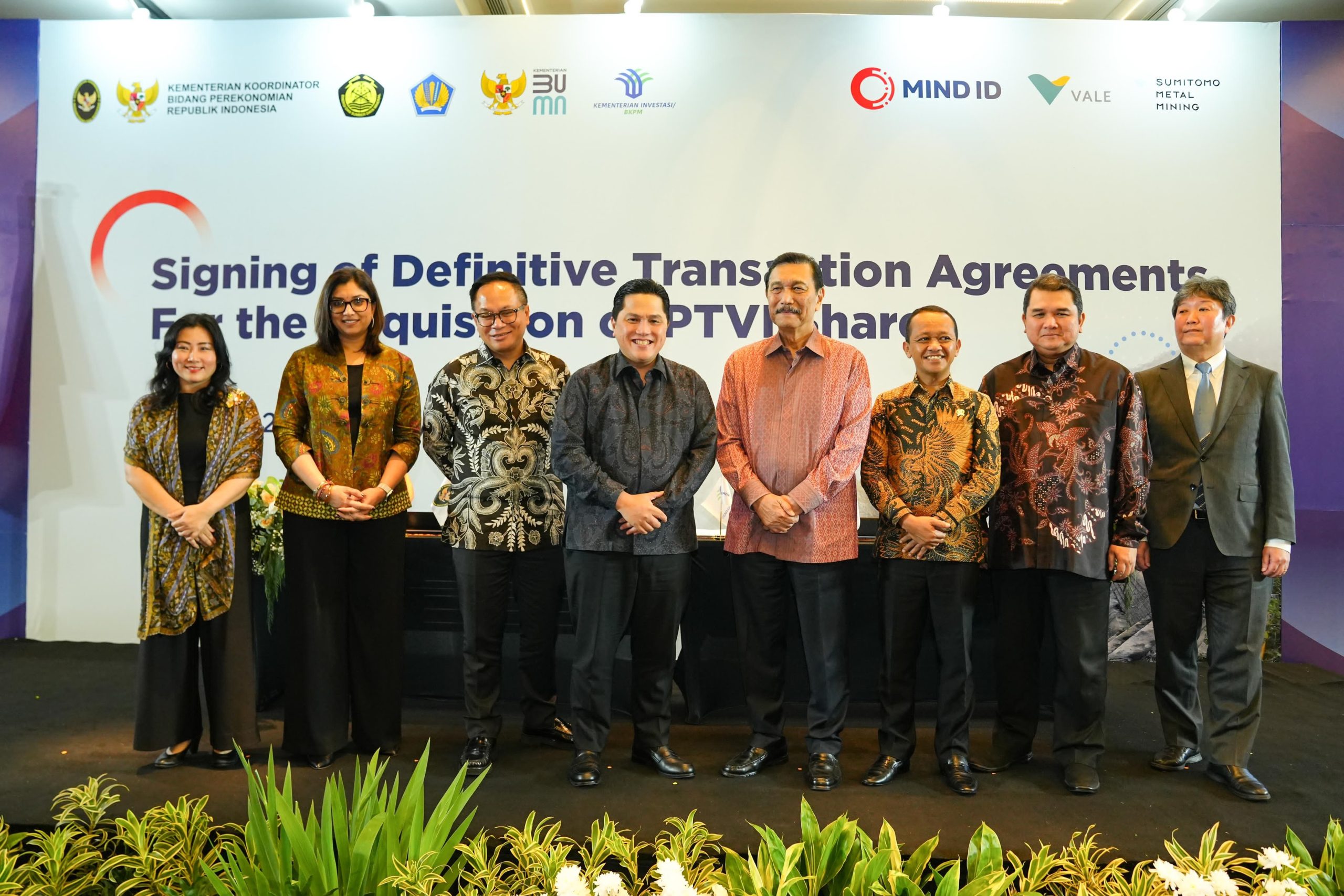 Sah Divestasi INCO 14%, Stafsus BKPM: Ini Bukti Kedaulatan Pemerintah Indonesia