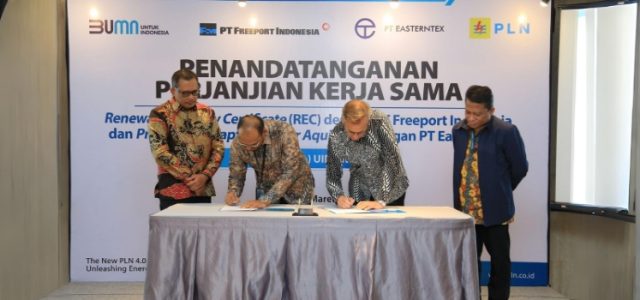 Gunakan REC PLN, Kini Produk Katoda Tembaga Freeport Jadi Produk Hijau Berdaya Saing Tinggi