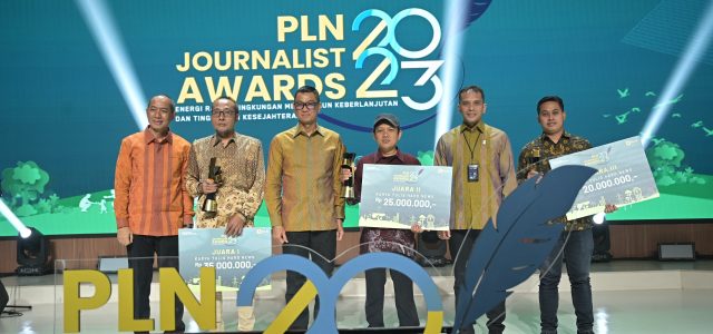 18 Karya Jurnalistik Terima Penghargaan Direktur Utama dalam PLN Journalist Awards 2023