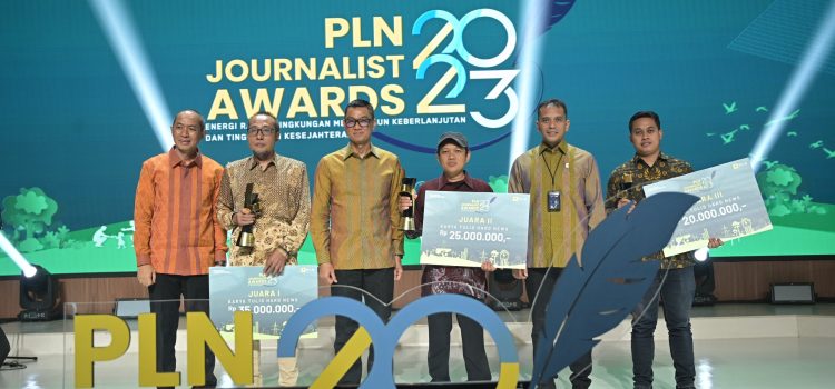 18 Karya Jurnalistik Terima Penghargaan Direktur Utama dalam PLN Journalist Awards 2023