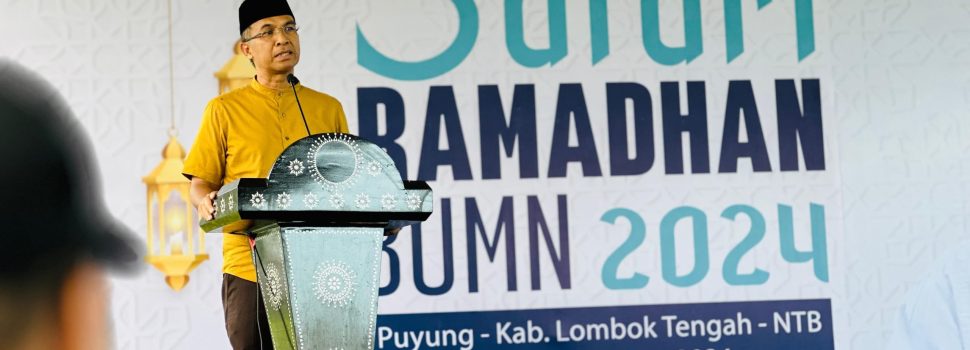 Safari Ramadan BUMN 2024, PLN Bagi 1.000 Paket Sembako Murah ke Masyarakat Lombok Tengah