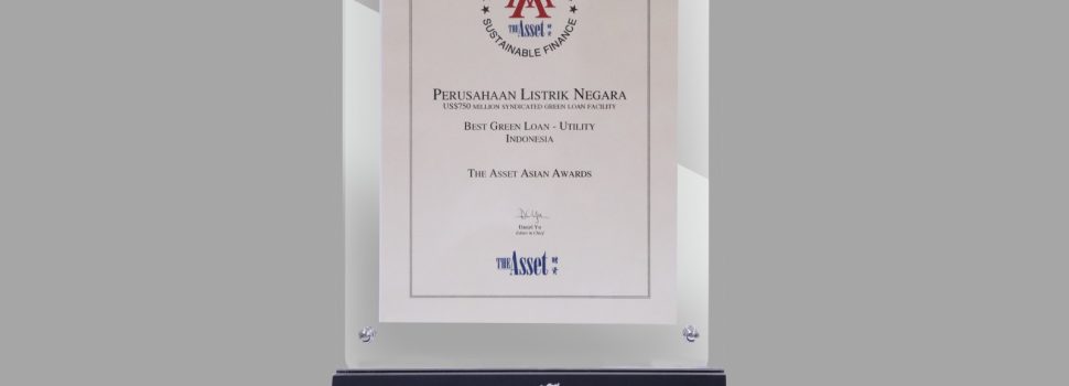 Lagi, PLN Raih Best Green Loan Internasional atas Akselerasi Transisi Energi