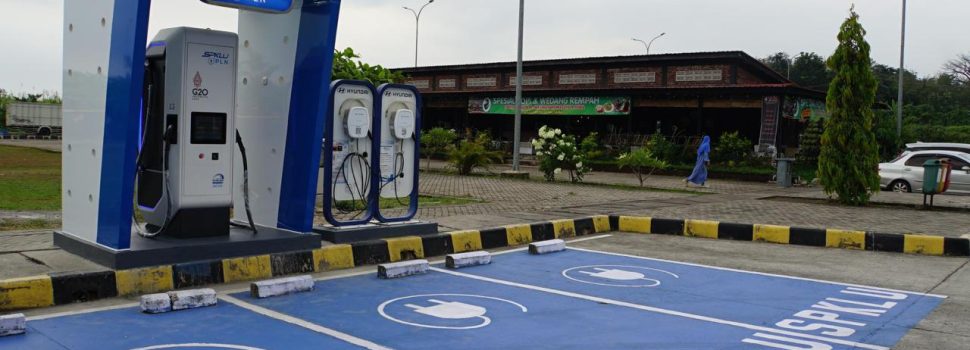 Perlancar Mudik, Jasa Marga Pastikan Layanan SPKLU Dan SPBU Di Rest Area Optimal