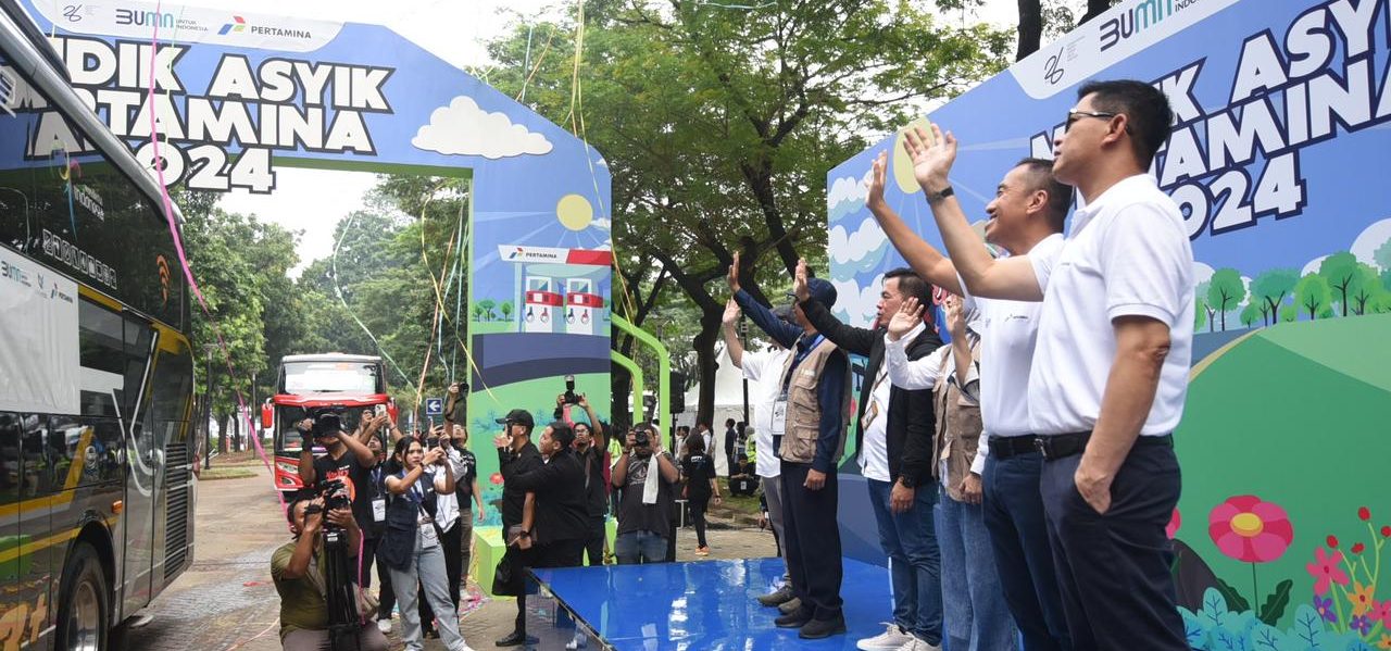 Diangkut 86 Bus, Mudik Asyik Pertamina Lepas 4.000 Pemudik ke 17 Kota