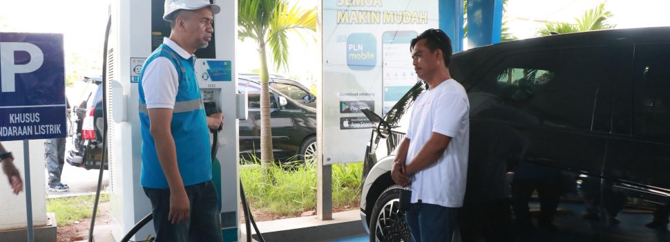 PLN Banten Pastikan Operasional SPKLU Jalur Mudik Tol Jakarta-Merak Saat Arus Balik Andal