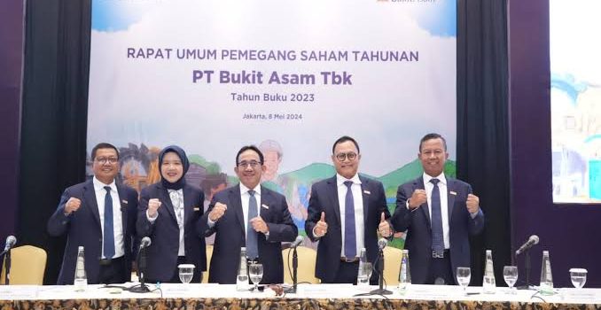 RUPS Tahun Buku 2023, PTBA Bagikan Dividen Rp 4,6 Triliun