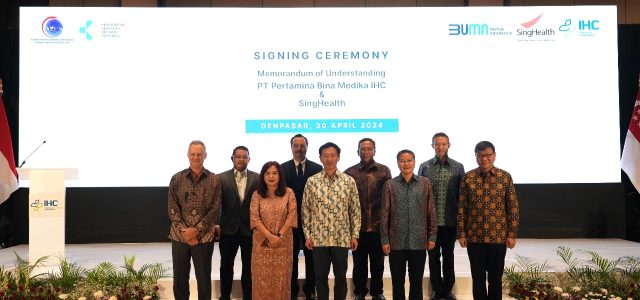 Tingkatkan Layanan Kesehatan, Pertamina Bina Medika IHC Ajak Singhealth Berkolaborasi
