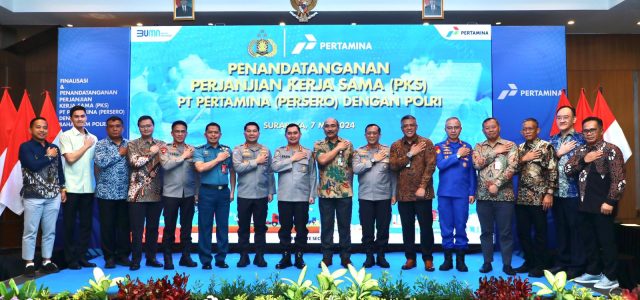 Pertamina dan Polri Teken Kerja Sama Bantuan Pengamanan Objek Vital Nasional