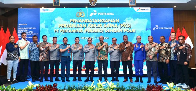 Pertamina dan Polri Teken Kerja Sama Bantuan Pengamanan Objek Vital Nasional