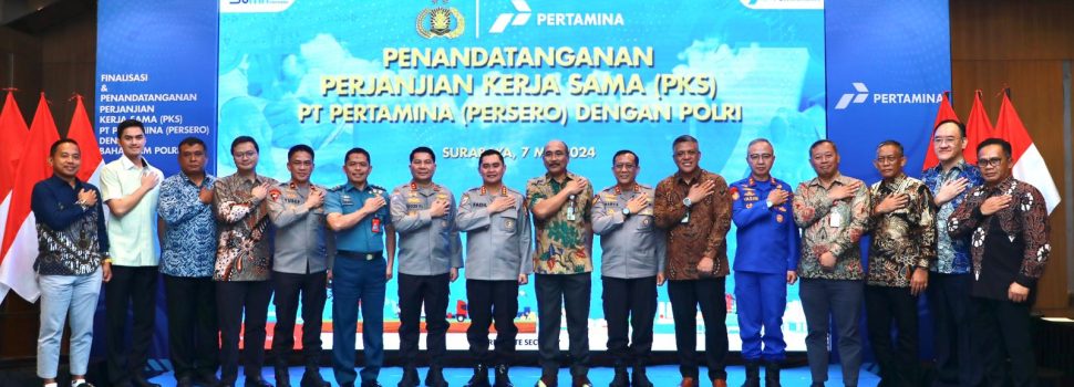 Pertamina dan Polri Teken Kerja Sama Bantuan Pengamanan Objek Vital Nasional