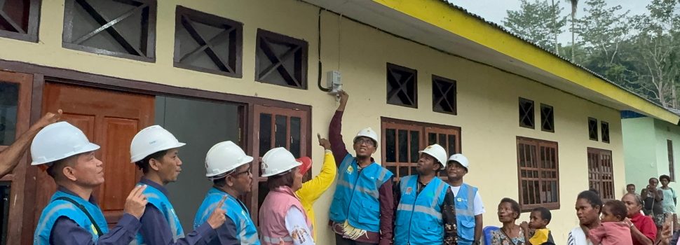 PLN Sukses Listriki Lima Kampung Di Keerom, Papua