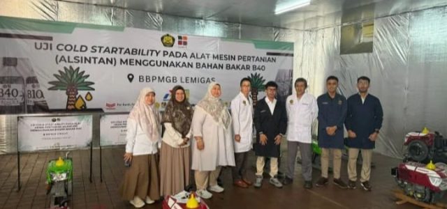 LEMIGAS Uji Penggunaan Biodiesel B40 Untuk Alat dan Mesin Pertanian