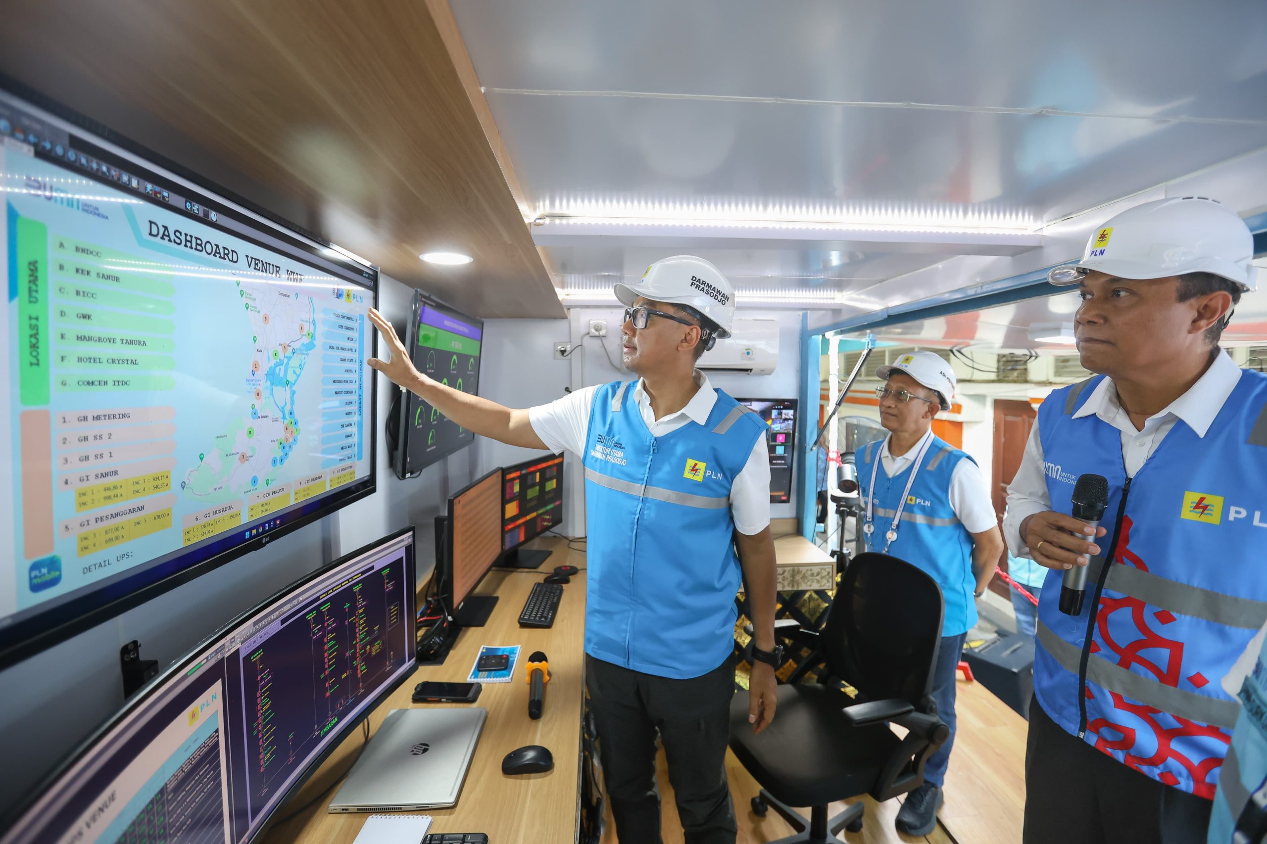 Pastikan Seluruh Sistem Kelistrikan di Bali Andal, Dirut PLN Tinjau Posko Utama Kelistrikan KTT WWF