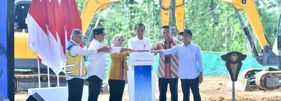 Presiden Jokowi Groundbreaking Proyek Kolaborasi Pertamina – Bakrie Group di IKN
