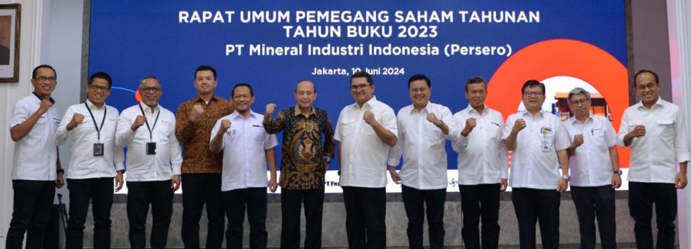 RUPST 2023 Ketok Laba Rp 27,5 Triliun, MIND ID Lanjutkan Kinerja Berkelanjutan