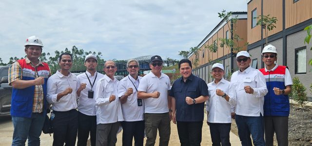 Menteri BUMN Cek Kesiapan Jaringan Gas Pertamina di IKN