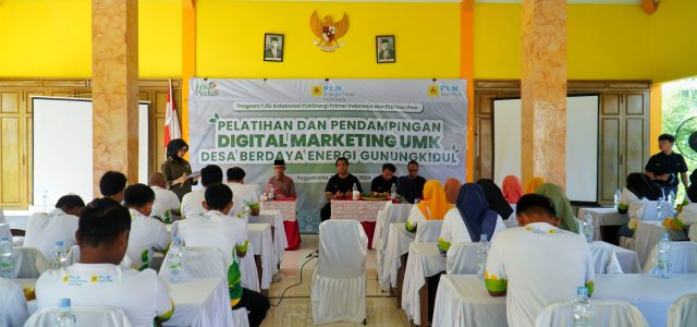 PLN EPI dan PLN Icon Plus Berkolaborasi Beri Pelatihan Digital Marketing UMK di Gunungkidul