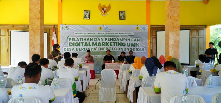 PLN EPI dan PLN Icon Plus Berkolaborasi Beri Pelatihan Digital Marketing UMK di Gunungkidul