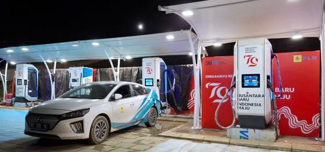 Kereen!! Layani Kendaraan Listrik HUT RI ke 79 di IKN, PLN Siapkan 18 Unit SPKLU