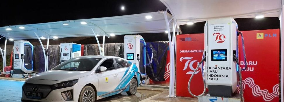 Kereen!! Layani Kendaraan Listrik HUT RI ke 79 di IKN, PLN Siapkan 18 Unit SPKLU