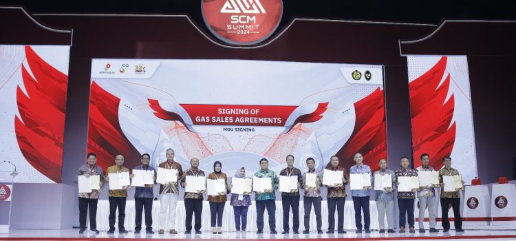 10 Perjanjian Jual Beli Gas (PJBG) Senilai Rp 18,9 Triliun Ditandatangani Disela-sela SCM SUMMIT 2024