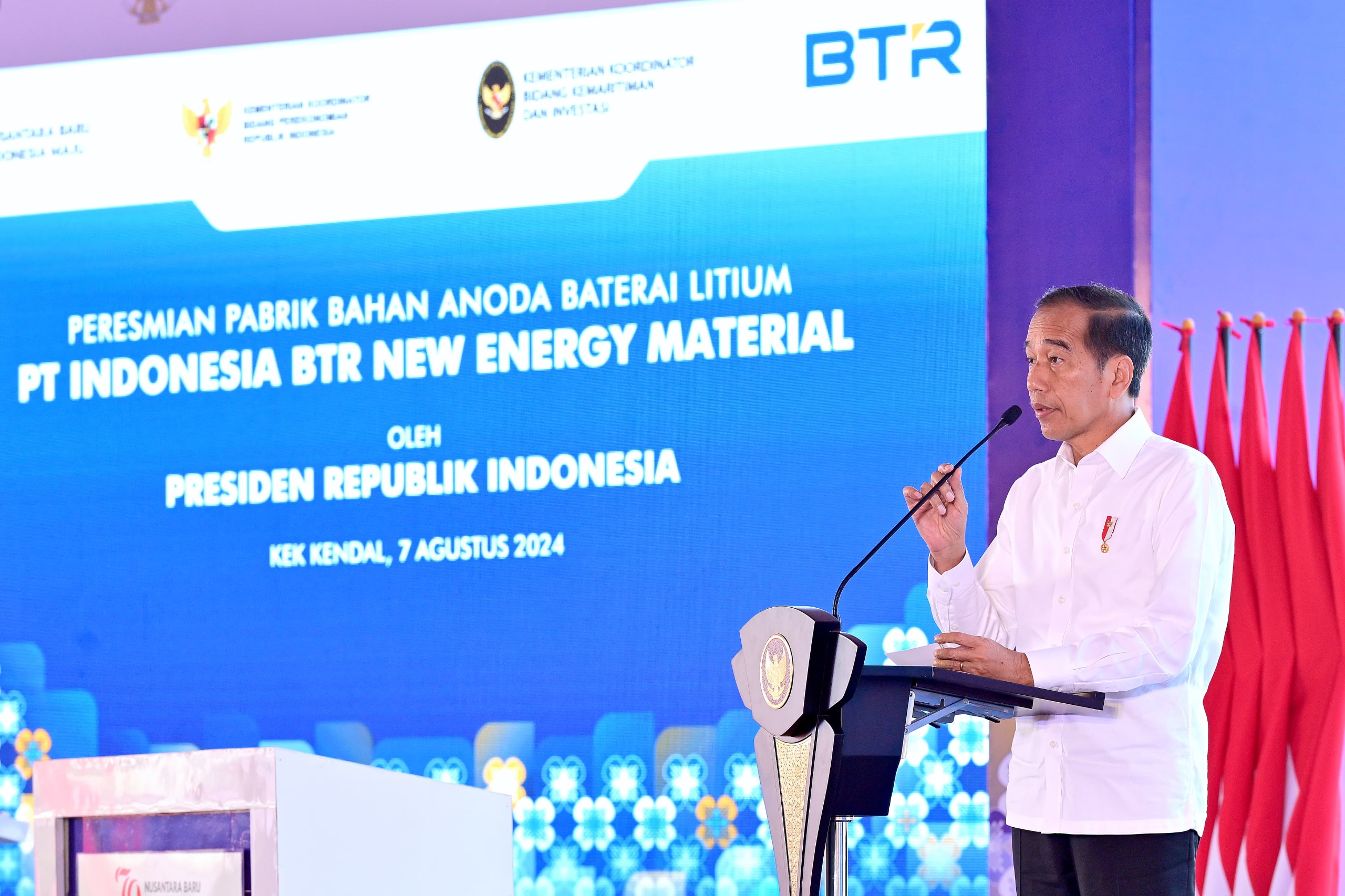 Diresmikan Presiden Jokowi, Pasokan Listrik untuk Pabrik Baterai Anoda di KEK Kendal Dipastikan Keandalannya