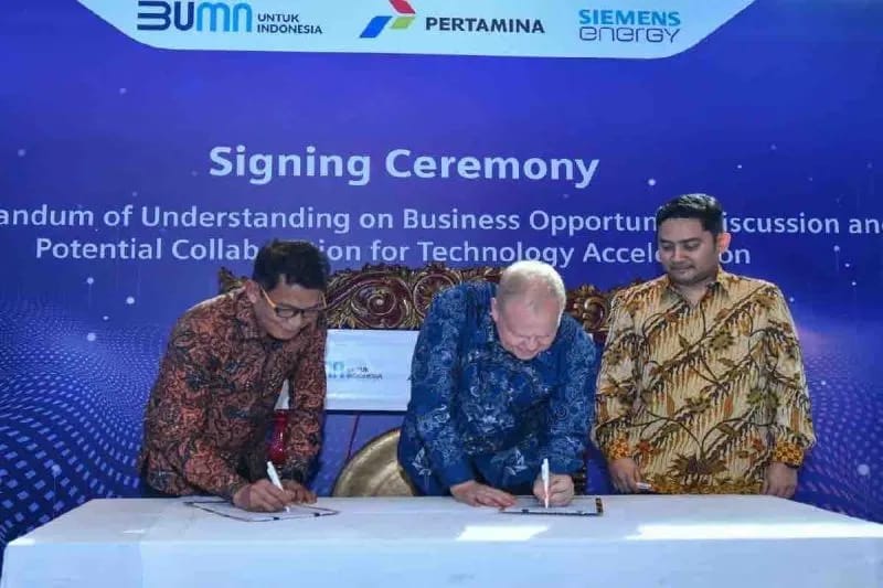 Kolaborasi Pertamina - Siemens Energy Wujudkan Transisi Energi Berkelanjutan