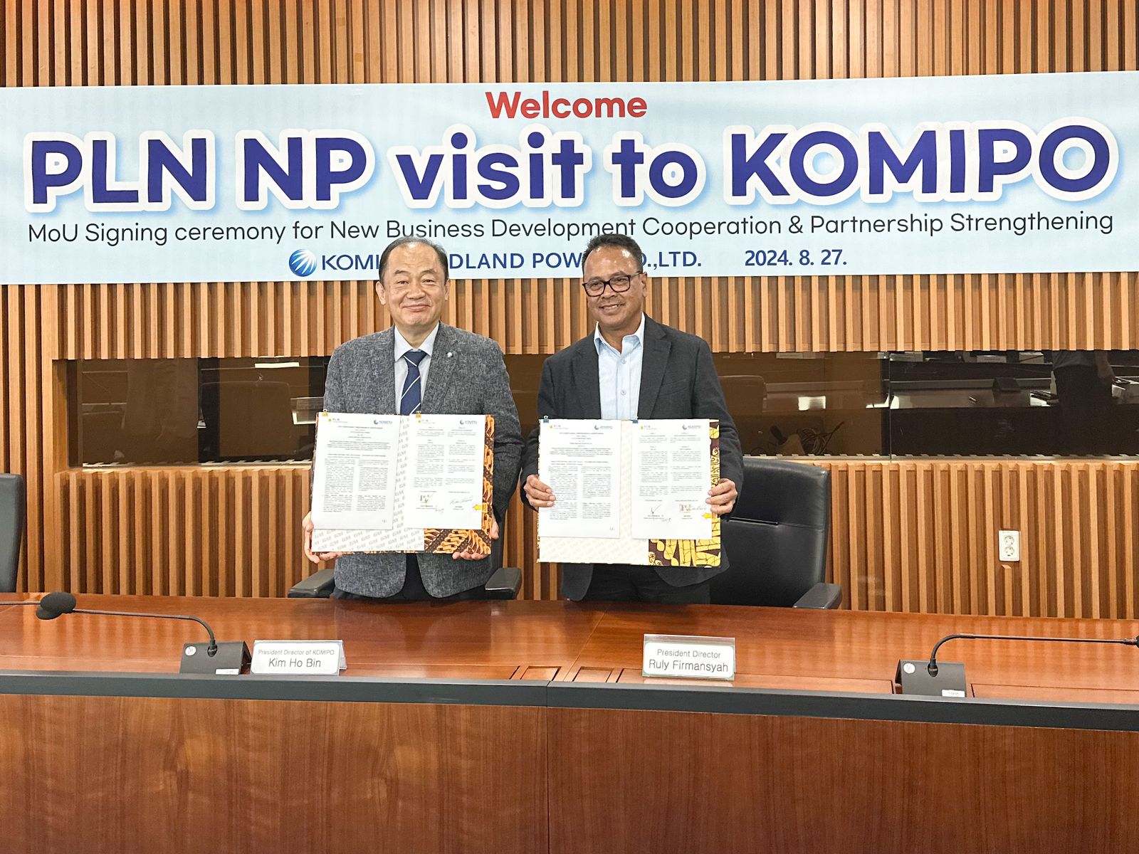 Bisnis Operasi dan Pemeliharaan Pembangkit, PLN NP dan Komipo Jalin Kerja Sama Baru