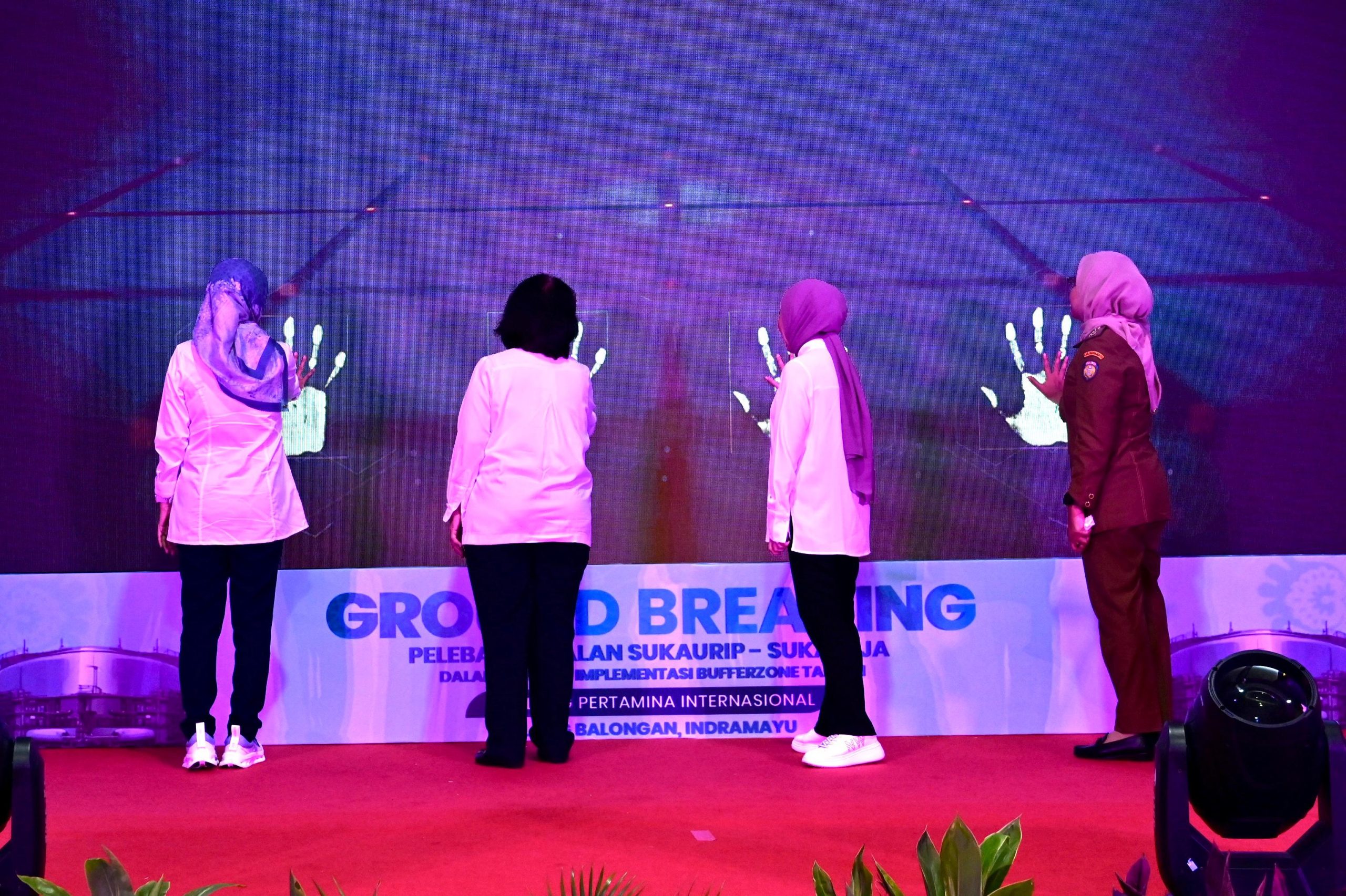 Pertamina Lakukan Groundbreaking Bufferzone Kilang Balongan