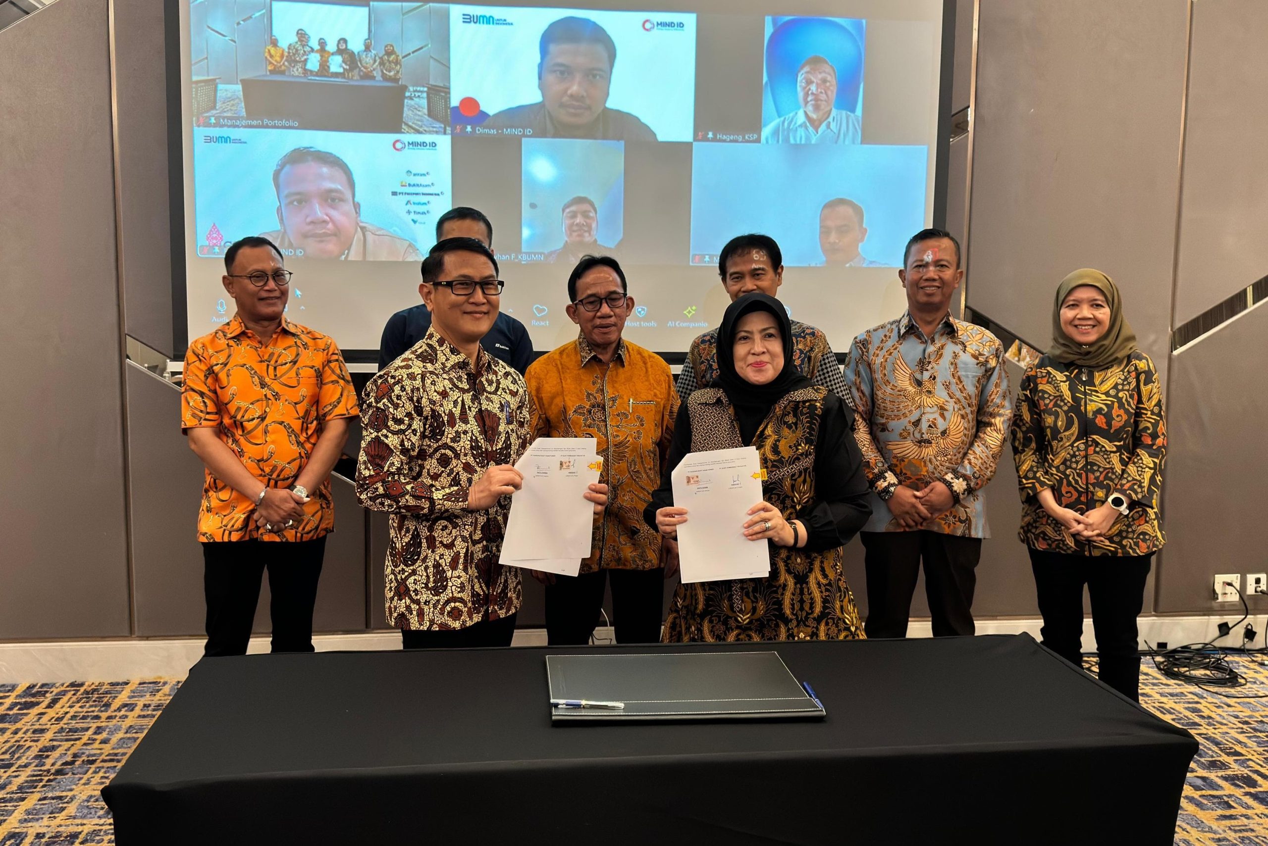 Dua Anak Usaha PTBA Kerjasama Lakukan Perdagangan Karbon
