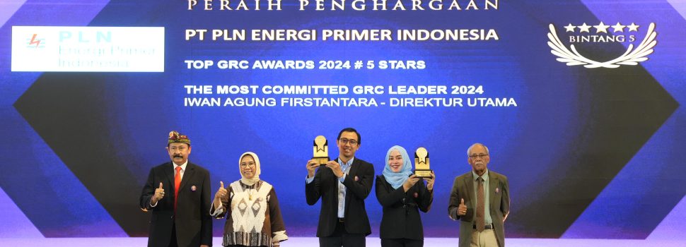 PLN EPI Raih Dua Penghargaan TOP GRC Awards 2024
