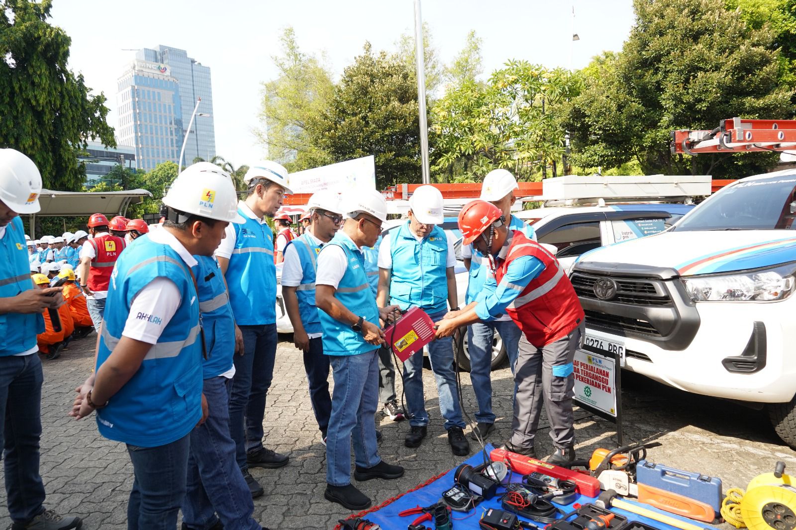Gelar Apel Siaga, PLN: Keandalan Pasokan Listrik untuk Pelantikan Presiden dan Wapres Aman